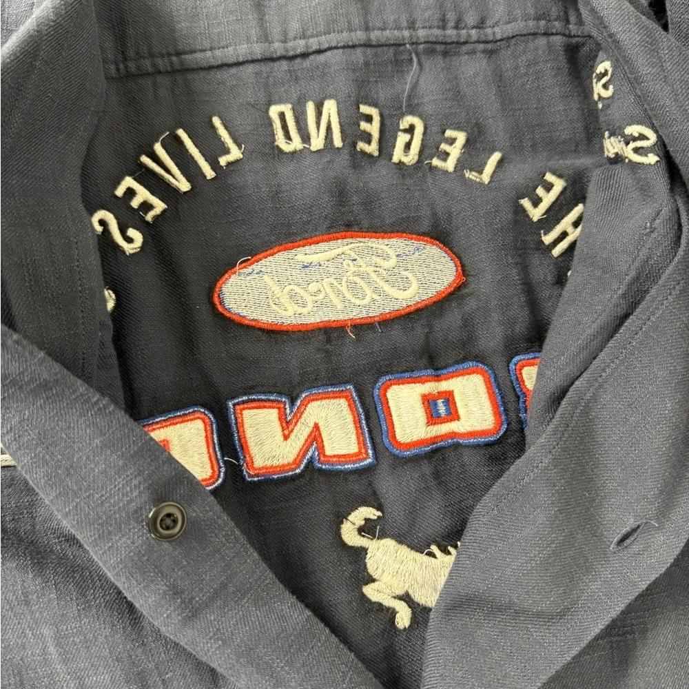 Lucky Brand Men’s 3XL Embroidered Short Sleeve Shirt - New without tag - Picture 8 of 8